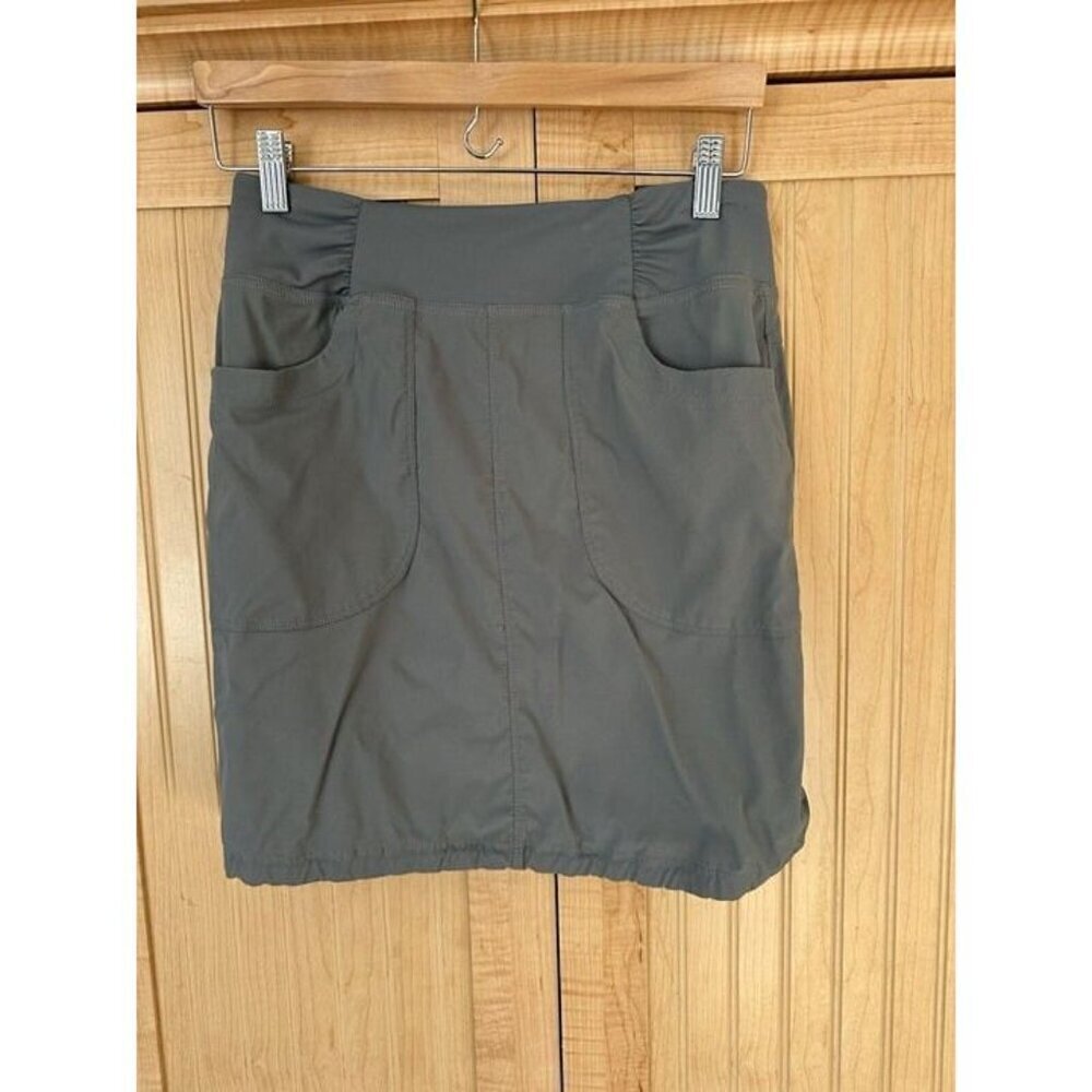 Mountain Hardwear Dynama Skirt Small Gray Lightweight Nylon Elastane Hike Travel
